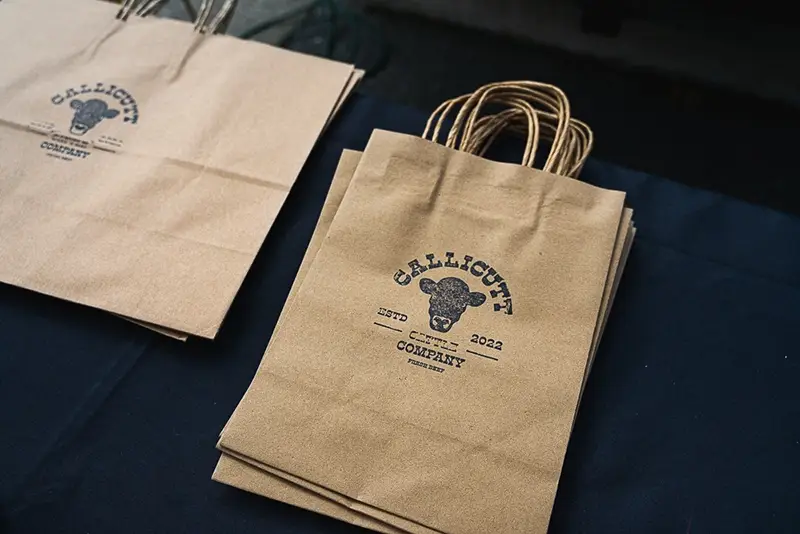 C Cattle Logo Bag Stamp