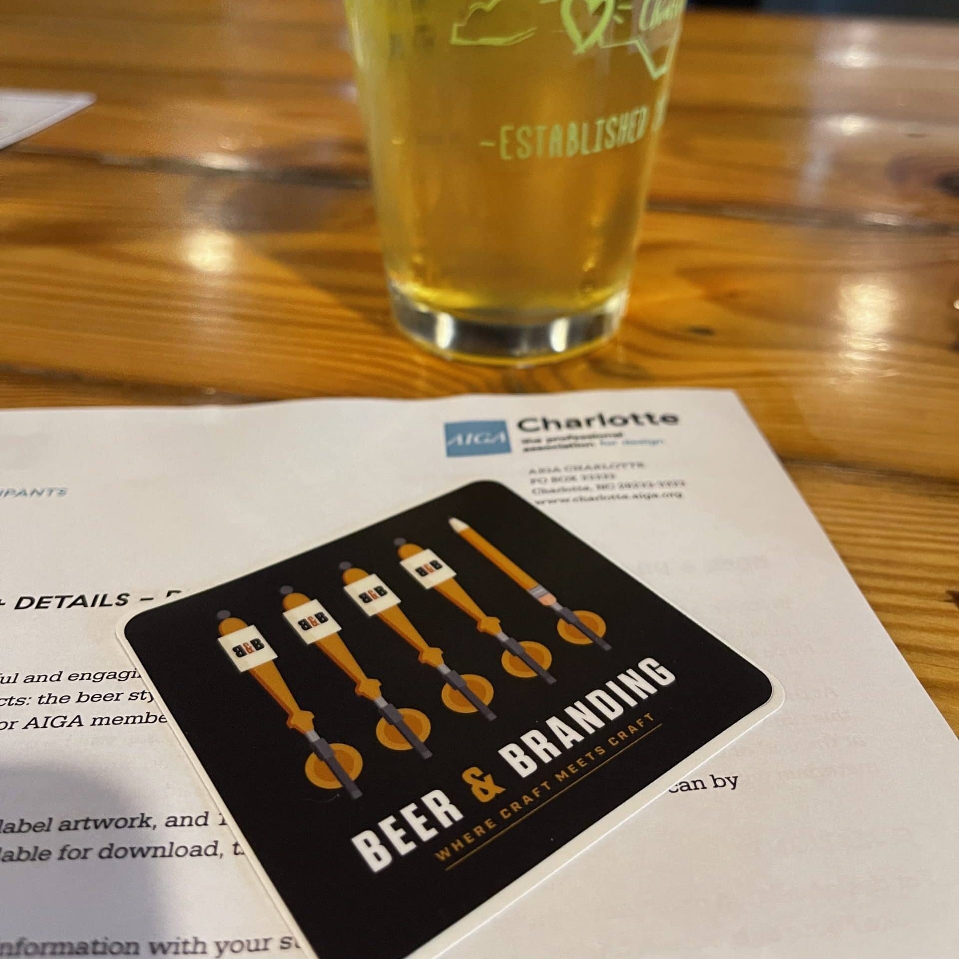 AIGA Beer and Branding Event photo